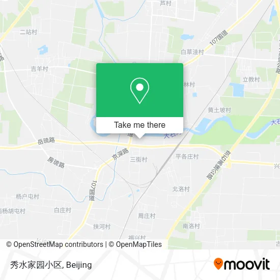 秀水家园小区 map