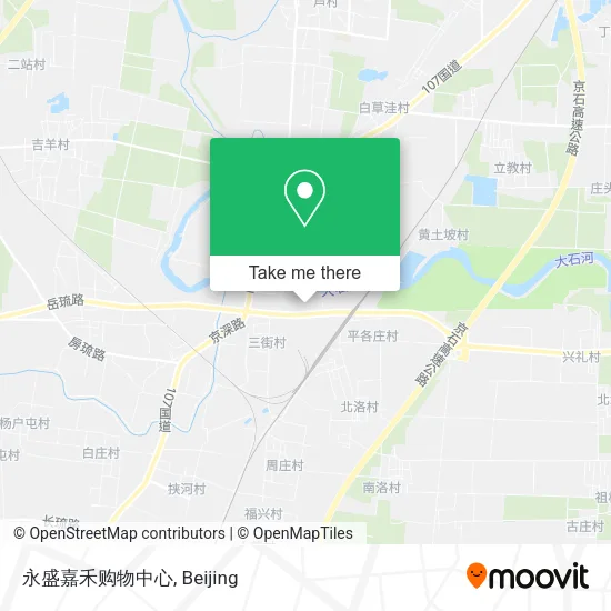 永盛嘉禾购物中心 map