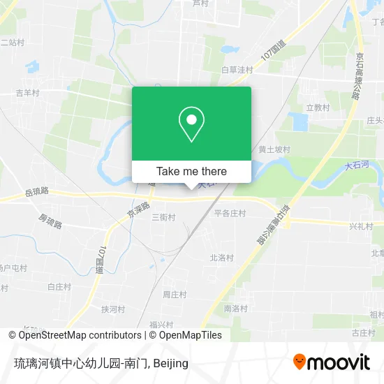 琉璃河镇中心幼儿园-南门 map