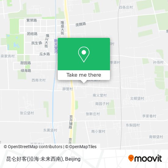 昆仑好客(沿海·未来西南) map