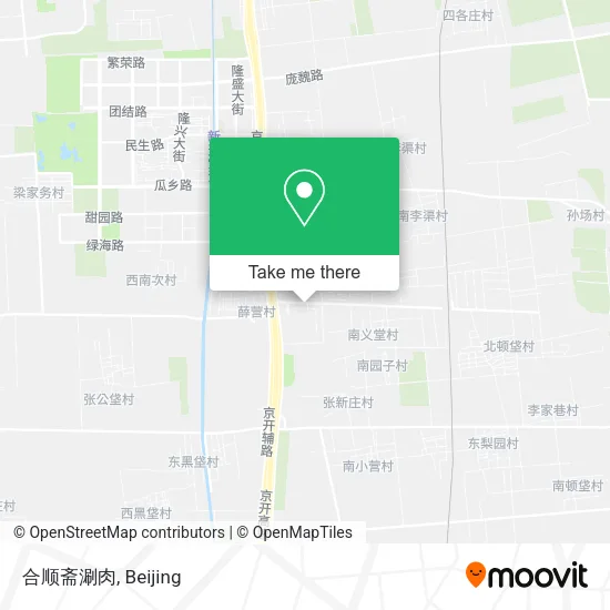 合顺斋涮肉 map