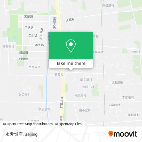 永发饭店 map
