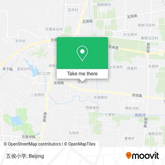 五侯小学 map
