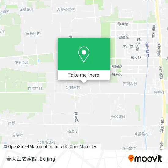 金大盘农家院 map