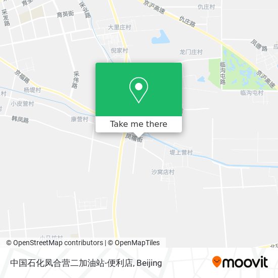 中国石化凤合营二加油站-便利店 map