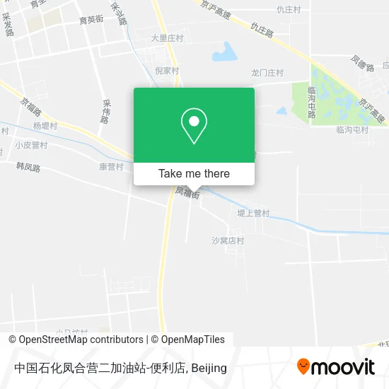 中国石化凤合营二加油站-便利店 map