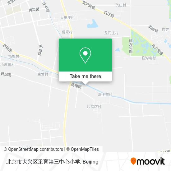 北京市大兴区采育第三中心小学 map