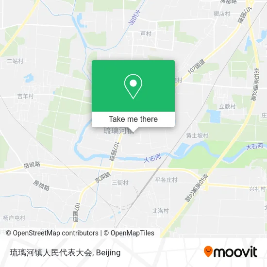 琉璃河镇人民代表大会 map