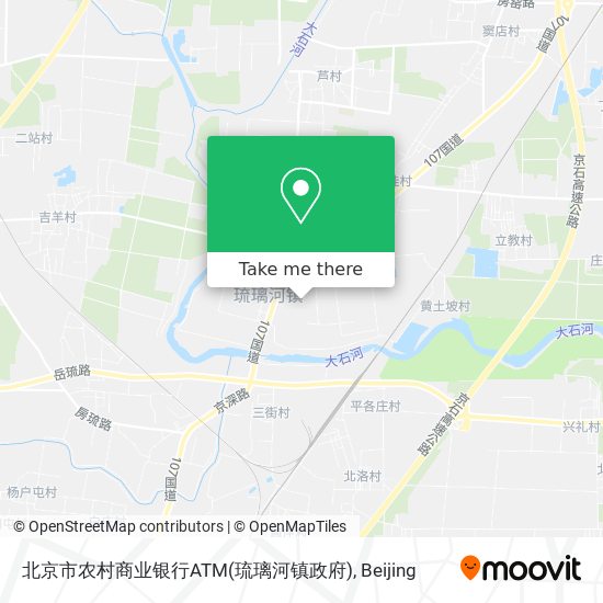 北京市农村商业银行ATM(琉璃河镇政府) map