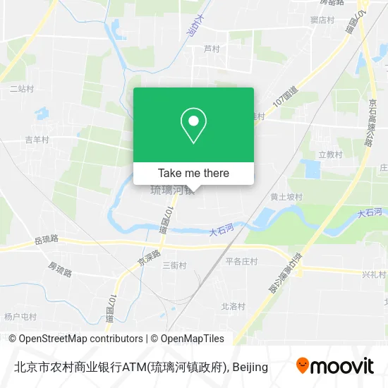 北京市农村商业银行ATM(琉璃河镇政府) map