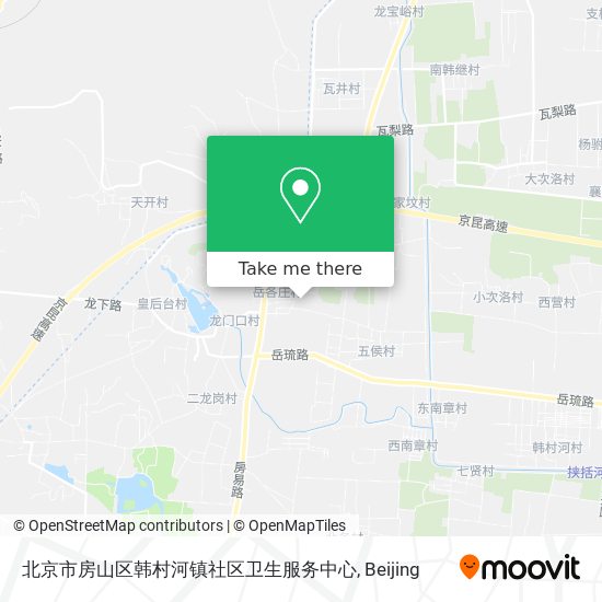 北京市房山区韩村河镇社区卫生服务中心 map