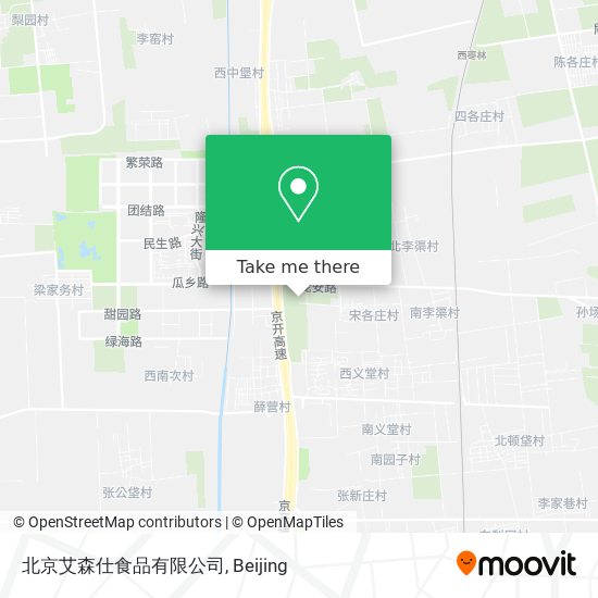 北京艾森仕食品有限公司 map