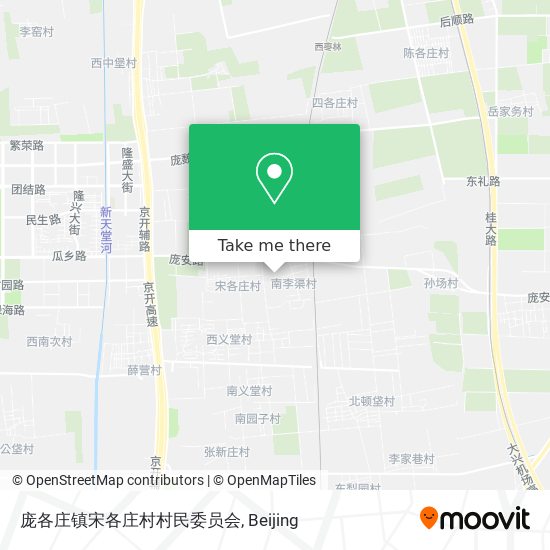 庞各庄镇宋各庄村村民委员会 map