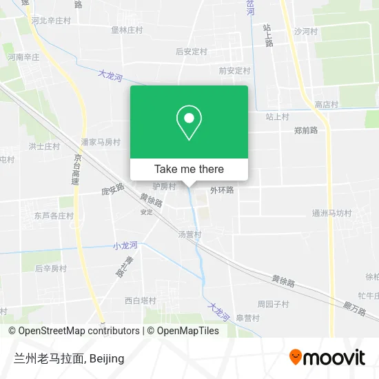 兰州老马拉面 map