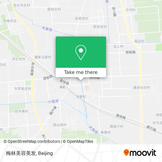 梅林美容美发 map