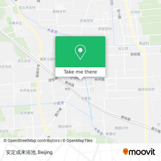 安定成来浴池 map