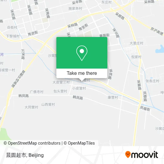 晨圆超市 map