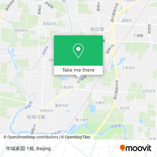 华城家园-1栋 map