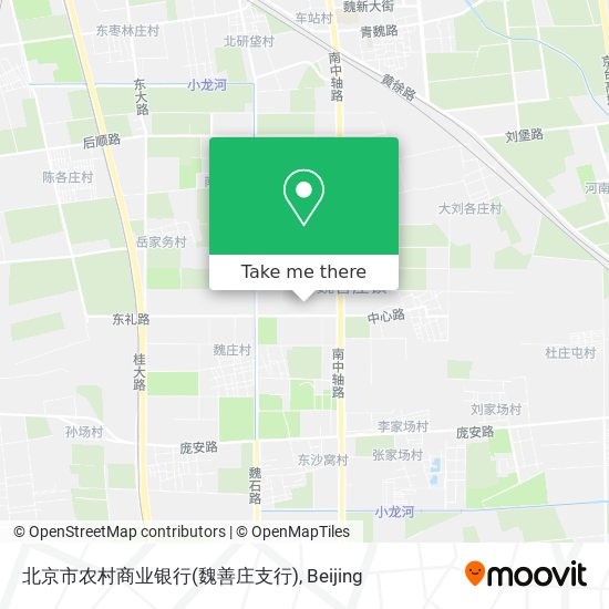 北京市农村商业银行(魏善庄支行) map