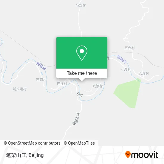 笔架山庄 map