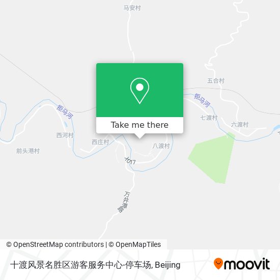 十渡风景名胜区游客服务中心-停车场 map