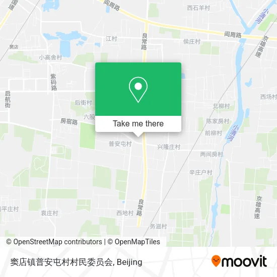 窦店镇普安屯村村民委员会 map