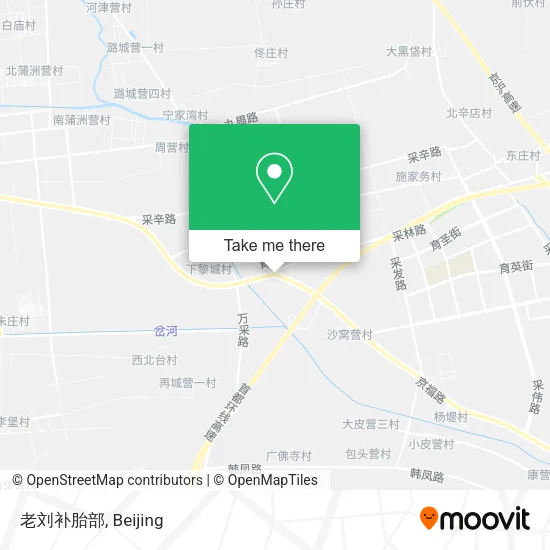 老刘补胎部 map