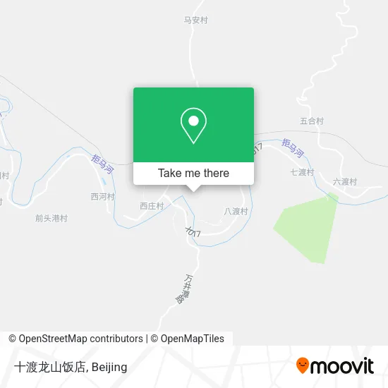 十渡龙山饭店 map