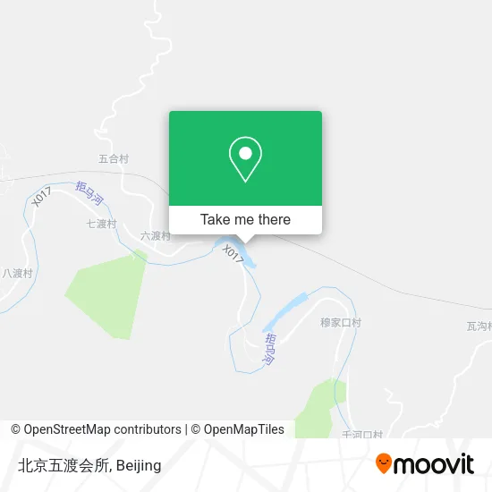 北京五渡会所 map