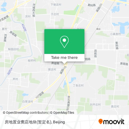 房地置业窦店地块(暂定名) map