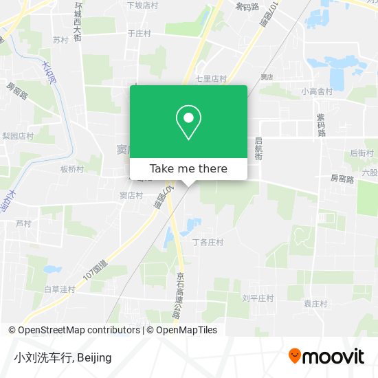 小刘洗车行 map