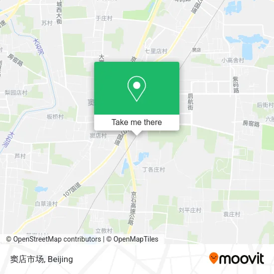 窦店市场 map