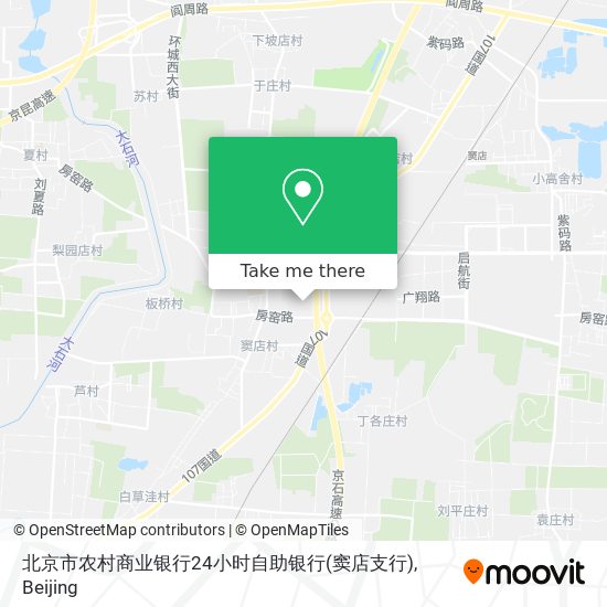 北京市农村商业银行24小时自助银行(窦店支行) map
