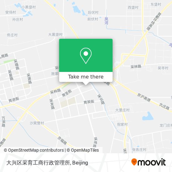 大兴区采育工商行政管理所 map