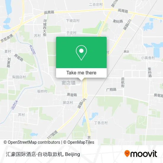 汇豪国际酒店-自动取款机 map