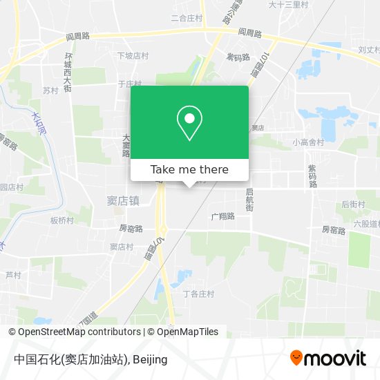 中国石化(窦店加油站) map