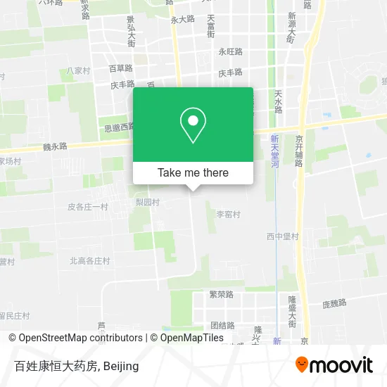 百姓康恒大药房 map