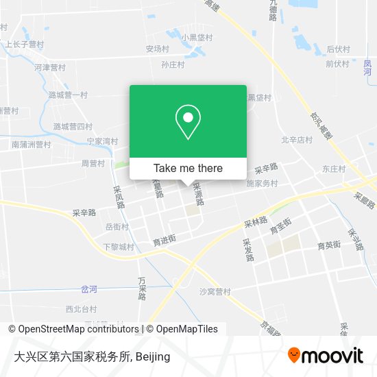 大兴区第六国家税务所 map
