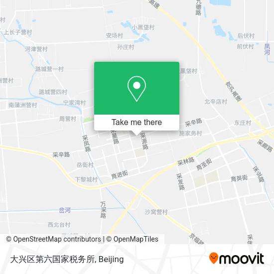大兴区第六国家税务所 map