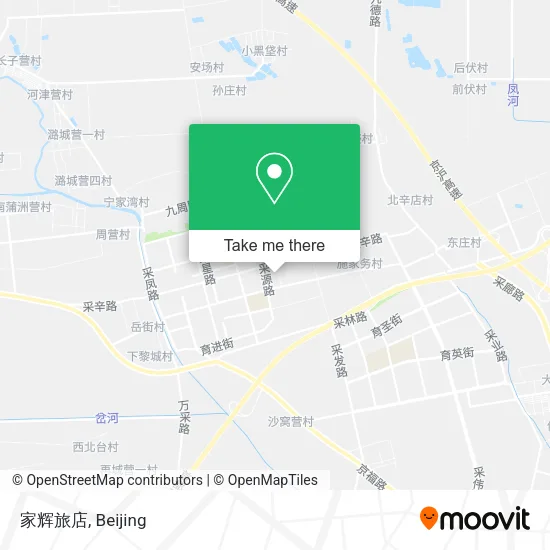 家辉旅店 map