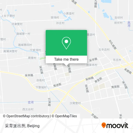 采育派出所 map