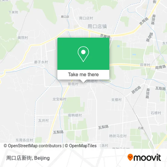 周口店新街 map