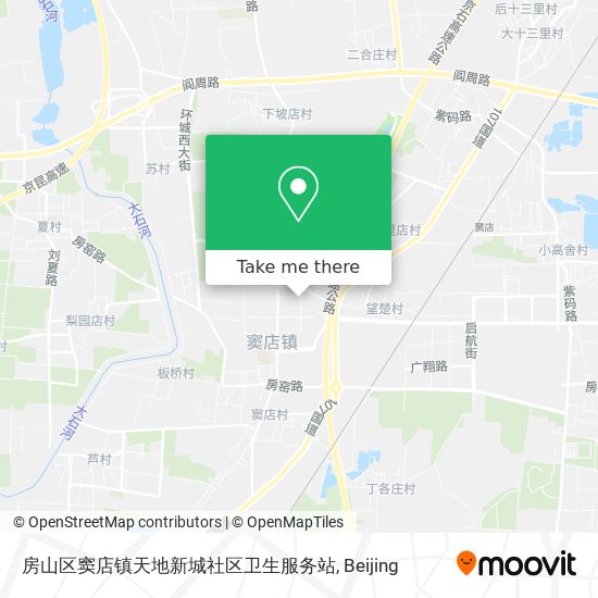 房山区窦店镇天地新城社区卫生服务站 map