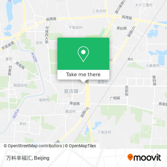 万科幸福汇 map