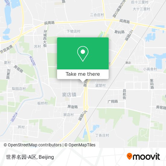 世界名园-A区 map