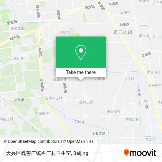 大兴区魏善庄镇崔庄村卫生室 map