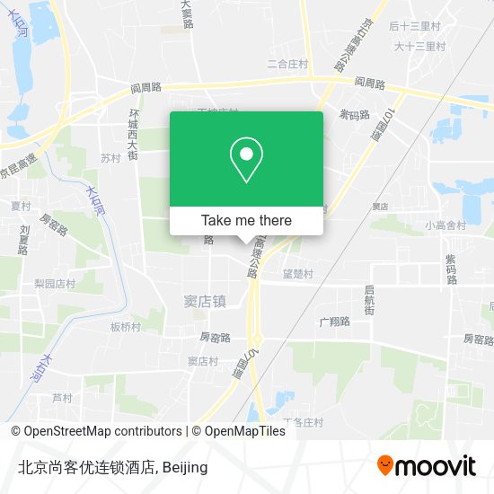 北京尚客优连锁酒店 map