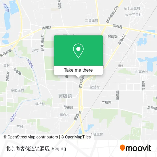 北京尚客优连锁酒店 map