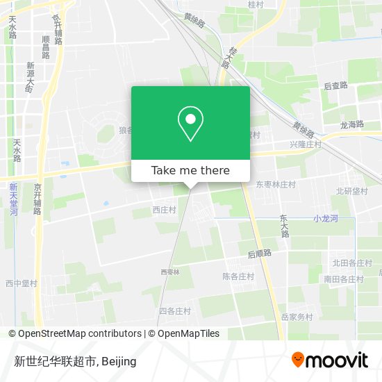 新世纪华联超市 map