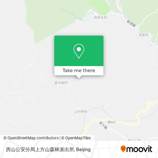 房山公安分局上方山森林派出所 map